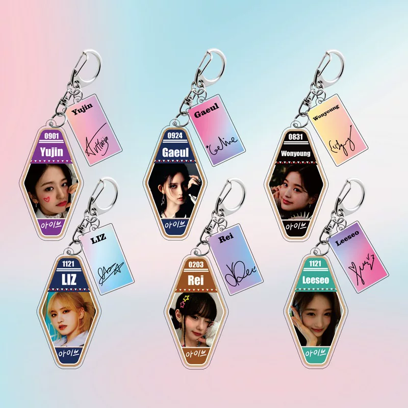 Ive окружение Anyuzhen Yujin GAEUL GAEUL Zhang Yuan Renying REI Kim Zhiyuan liz брелок-подвеска 928