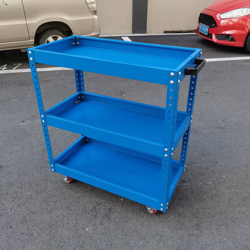 全套工具车手推车加厚修理厂小推车载维修车间套装三层带背网推车