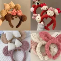 Накладка для лица противоскользящая повязка, hair accessory, корейский стиль, простой и элегантный дизайн, интернет-знаменитость, стиль Chanel