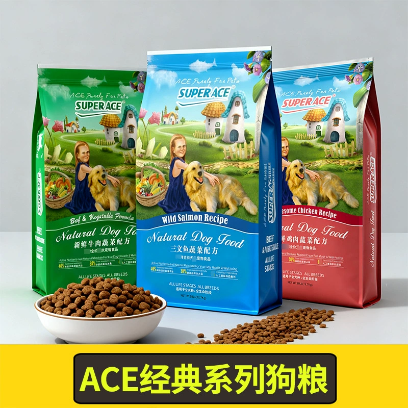 ACE корм для собак натуральный корм для собак утка мясо сладкий картофель формула 1,5 кг курица овощи лосось