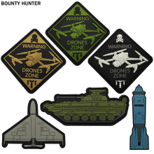 俄罗斯臂章无人机 3D PVC橡胶立体魔术贴战术士气章包贴