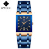 Quartz waterproof square steel belt, swiss watch, wholesale