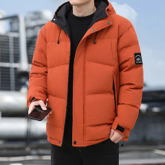 冬季防风加厚立领撞色棉服男冬季防风加厚情侣同款棉袄面包服外套