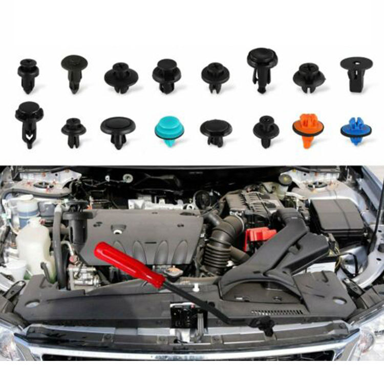 635 piezas de tres capas en caja hebilla del coche parachoques tornillo hebilla clip Fender remache traje mixto