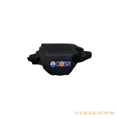 Off-Road Motorcycle Accessories Kews K16/K23: Motorcycle cushion - k16-seat-cushion-leather-diamond-patternblack