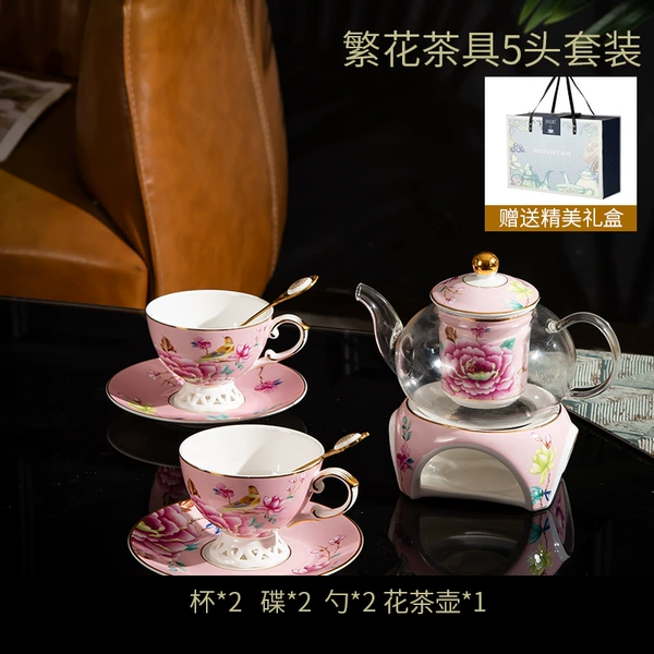 Flavored tea, teapot, set, gift box in gift box, 5 volume