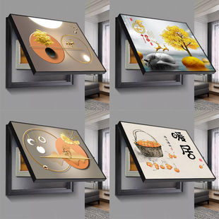 Decorative Painting for Electric Meter Box, Distribution Box Cover, Main Switch, Living Room Hanging Painting, New Style Electric Switch, Weak Current Simple Mural