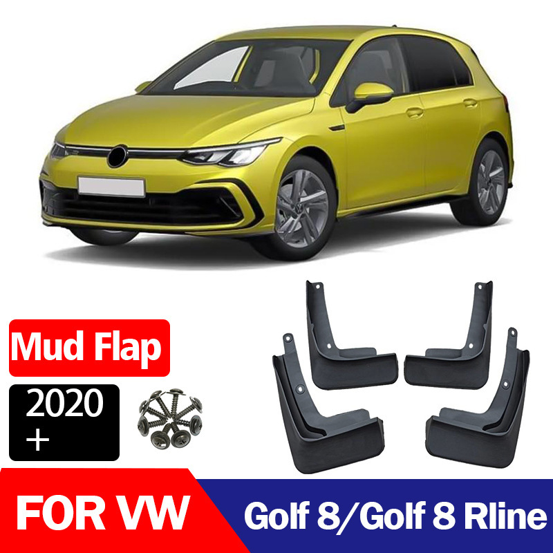 Suitable for Golf 8R Golf 8 Rline Mudguards, Car Tire Mud Flaps, Accessories 2020+