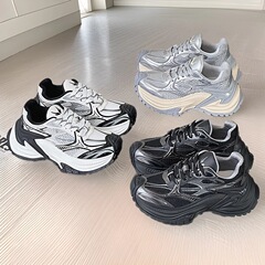 响尾蛇老爹鞋高级感复古运动鞋厚底轻便夏季透气潮流休闲鞋情侣款