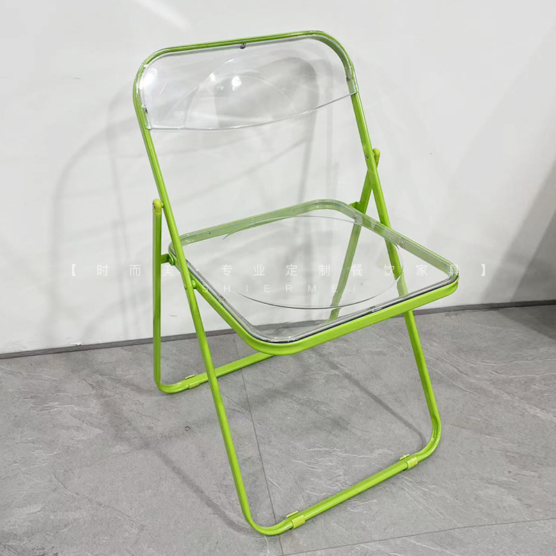 강화 접이식 의자 [그린 프레임]
