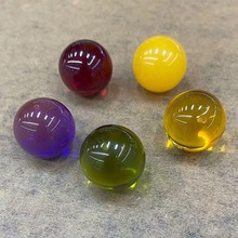 新中式珠子二代蜜蜡半孔散珠耳钉吊坠DIY珠子小挂件饰品配件