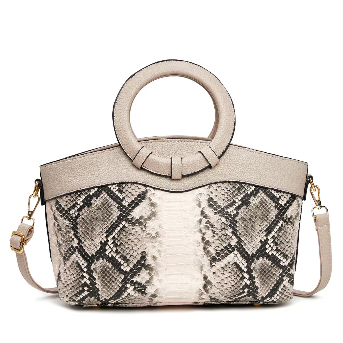 2025 otoño nuevo bolso de mujer estilo europeo y americano estilo de piedra anillo de hombro bolsas transfronterizas