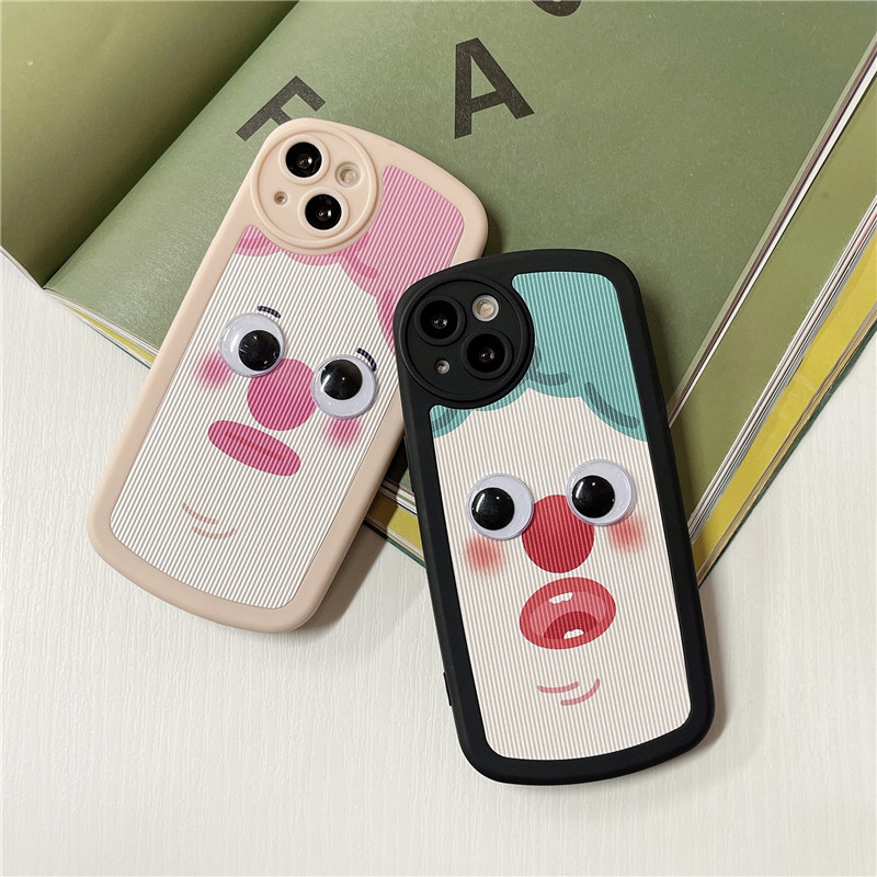 Korean style funny expression eyes Apple mobile phone casepicture5