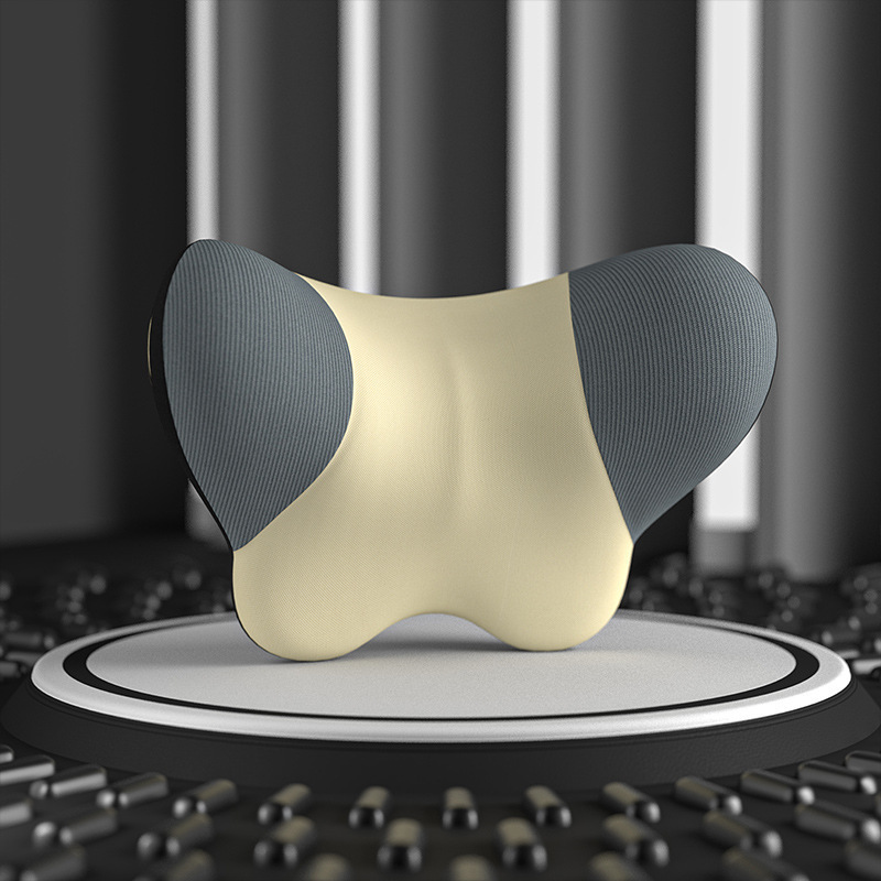 P068 apricot gray headrest
