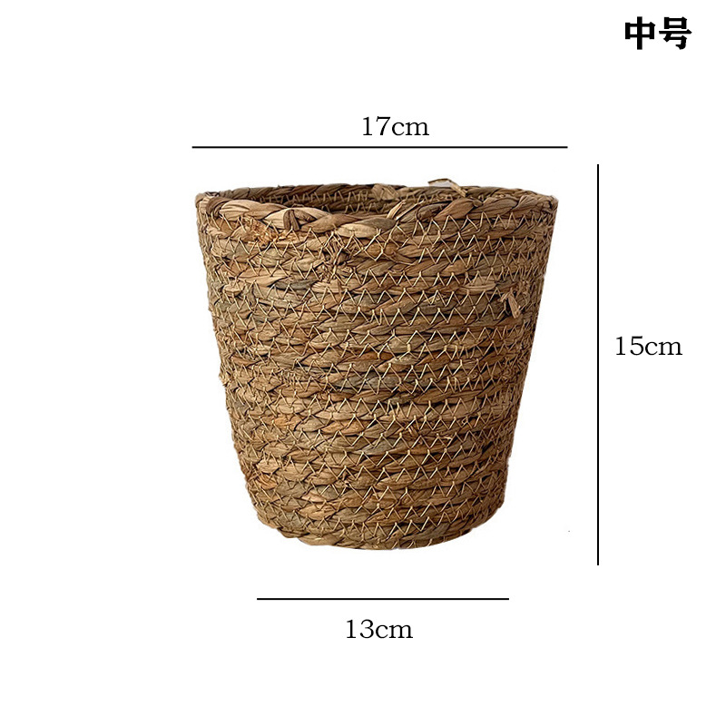 Cesta de Mimbre para Arreglos Florales, Diseño de Oso Abrazando Castañas, Estilo Hada, Material para Manualidades DIY