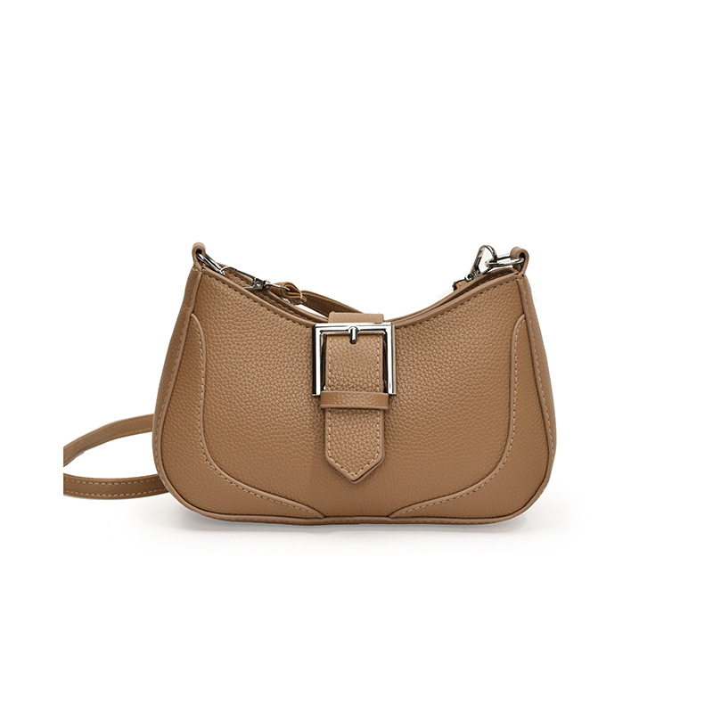 2024 nuevo bolso femenino verano Sen Meng retro chica caliente bolso de axila textura bolso de luna nueva bolso de mensajero de un solo hombro marea