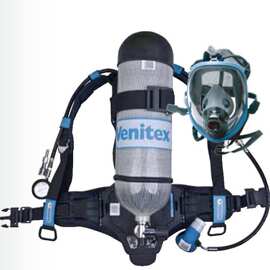 代尔塔 106005 正压式6.8L空气呼吸器带气阀气瓶全面罩 整套