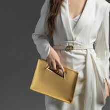 跨境女包时尚皮革女士手拿包派对女士单间包链条肩部斜挎包文件包