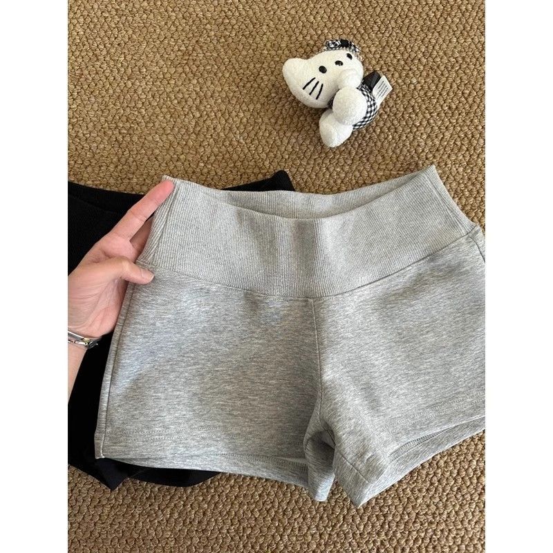 Casual Air Cotton Shorts for Women, New Spring and Summer Korean Style, Simple Slim Fit, Slimming Design, Short Sports Sweatpants, Trendy Casual Air Cotton Shorts for Women, New Spring and Summer Korean Style, Simple Slim Fit, Slimming Design, Short Sports Sweatpants, Trendy