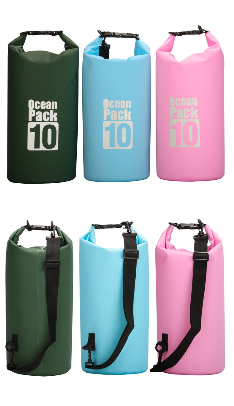 Fashion Solid Color Pvc Waterproof Bag Swimming Accessories display picture 4