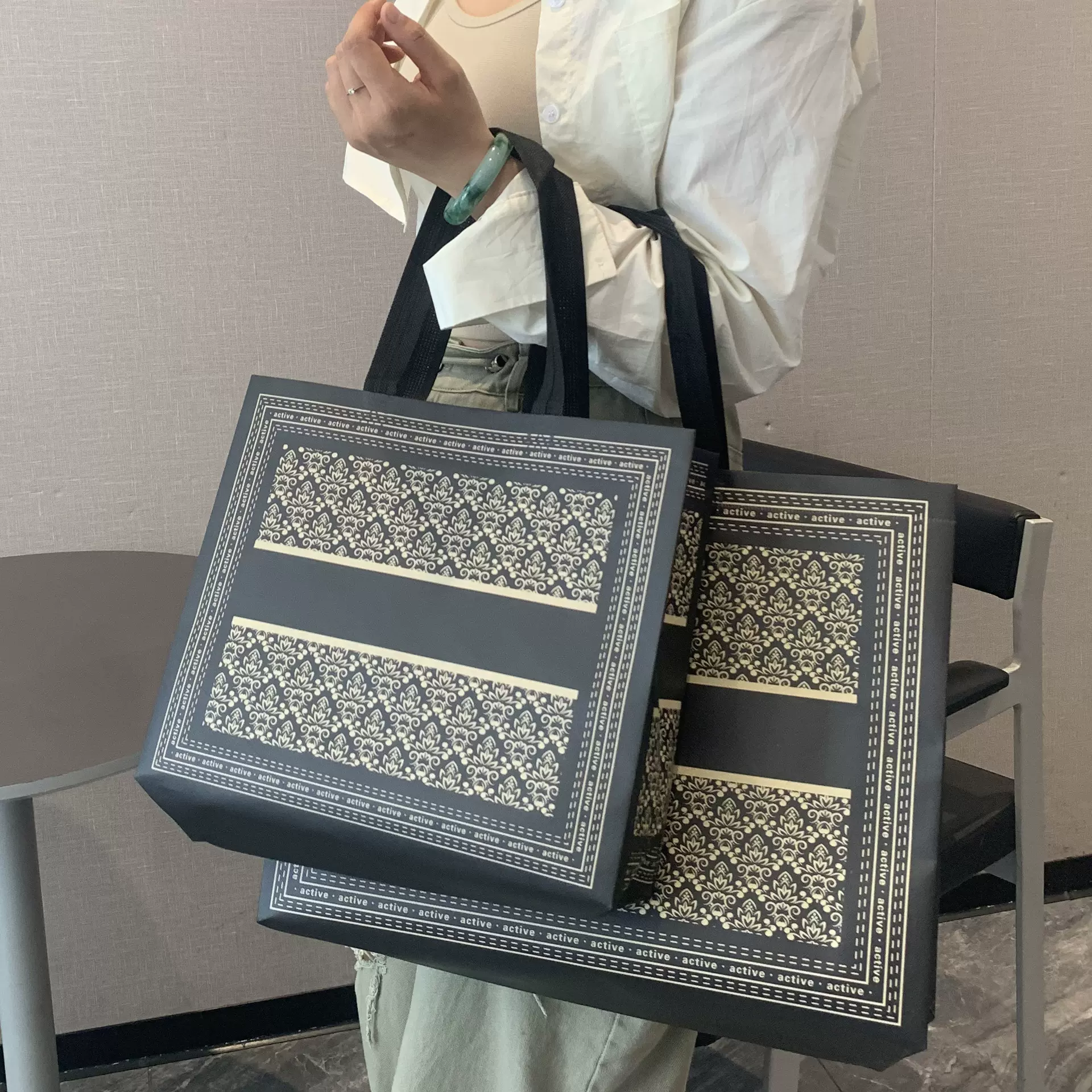 无纺布袋定制商场服装店童装店无纺布袋子logo购物礼品手提袋定做