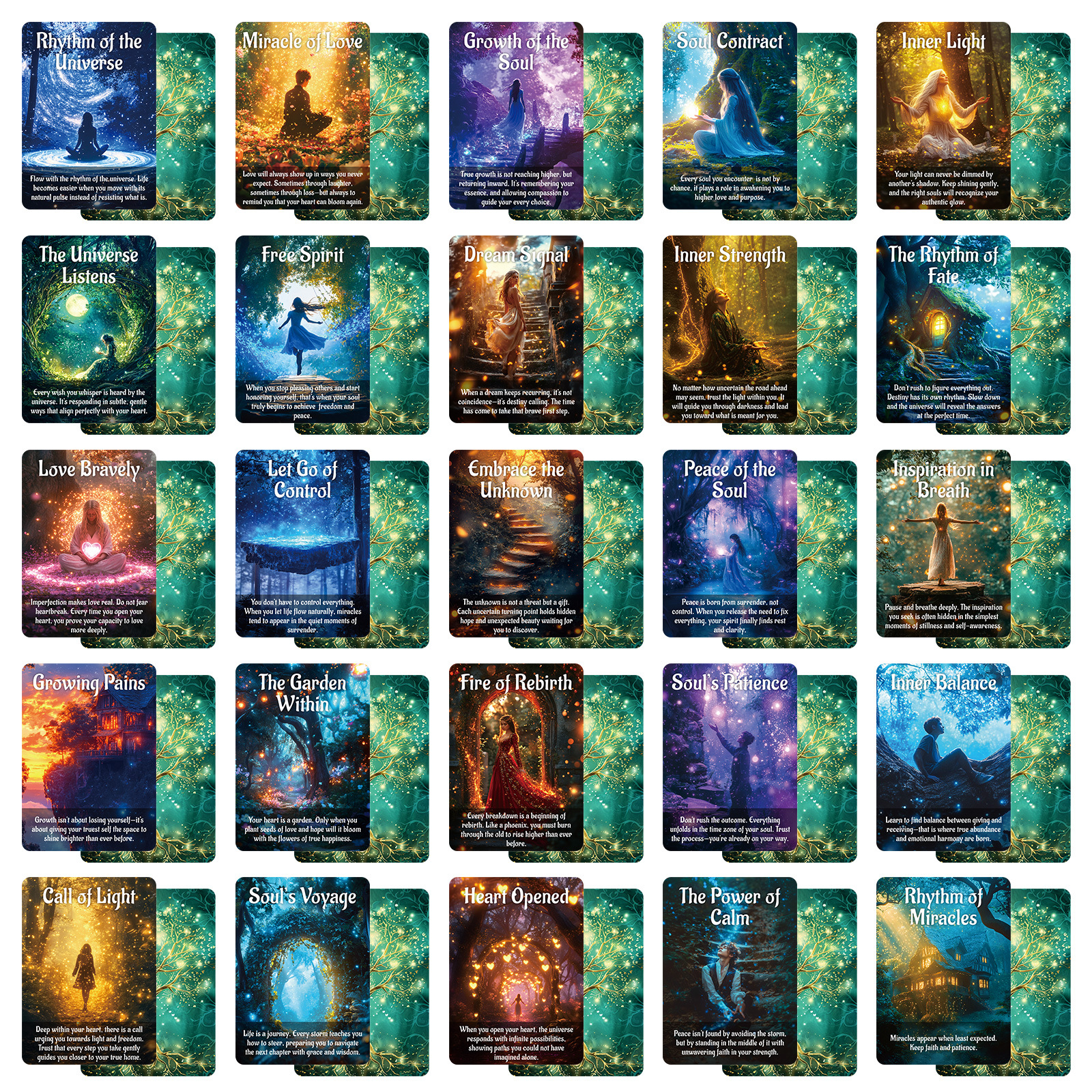Mystische Magic Forest Orakel Tarotkarten Für Partyspiele_voghion.com