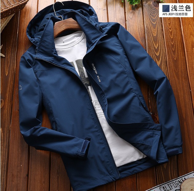 Travel autumn thin waterproof breathable quick dry elastic jacket 4