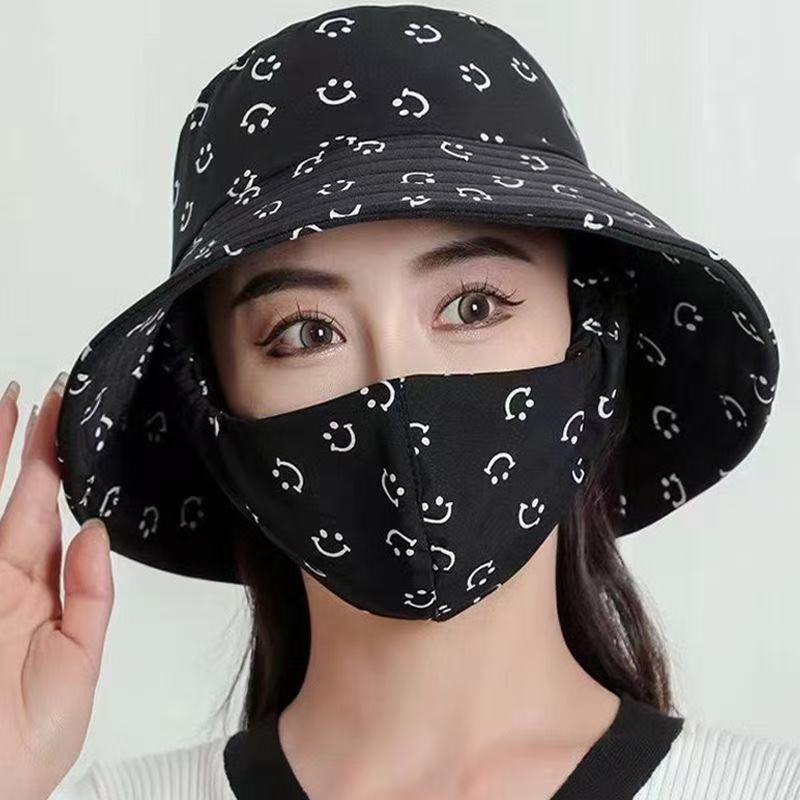 Nuevo sombrero de sombrero de sol para mujeres de verano toda la cara tipo sombrero de protección solar que cubre la cara anti-UV sombrero de trabajo seco sombrero de té sombrero de sol