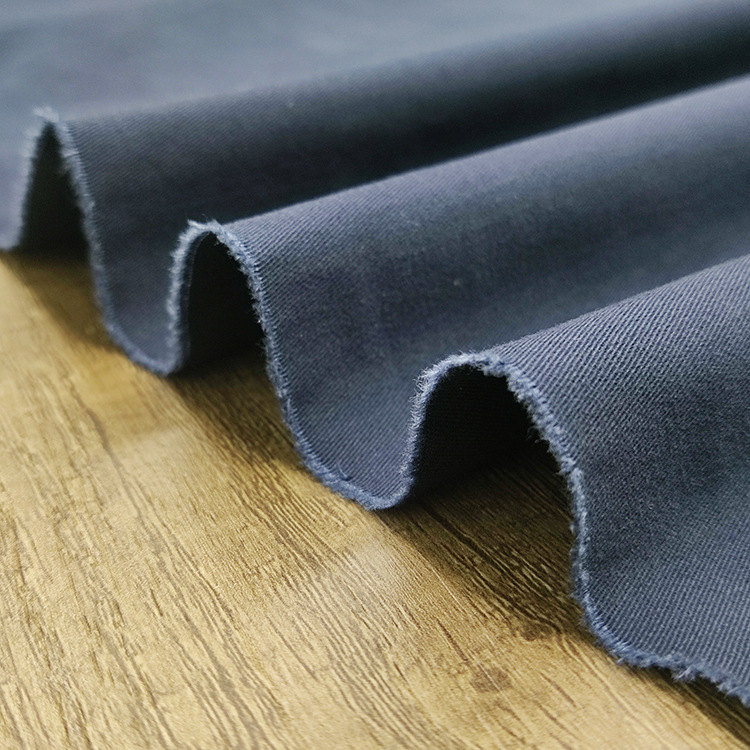 Nuevo estilo de moda de color de tinta de tela de spandex de algodón de piel de桃ar
