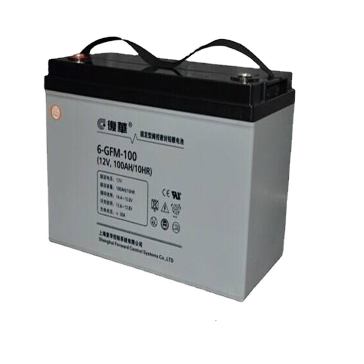 全新复华蓄电池6-GFM-100复华电池 12V100ah免维护储能蓄电池