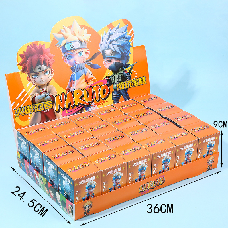 忍者盲箱子供潮游六一プレゼントq版置物デスクトップ火影アニメ周辺露店玩具盲袋|undefined