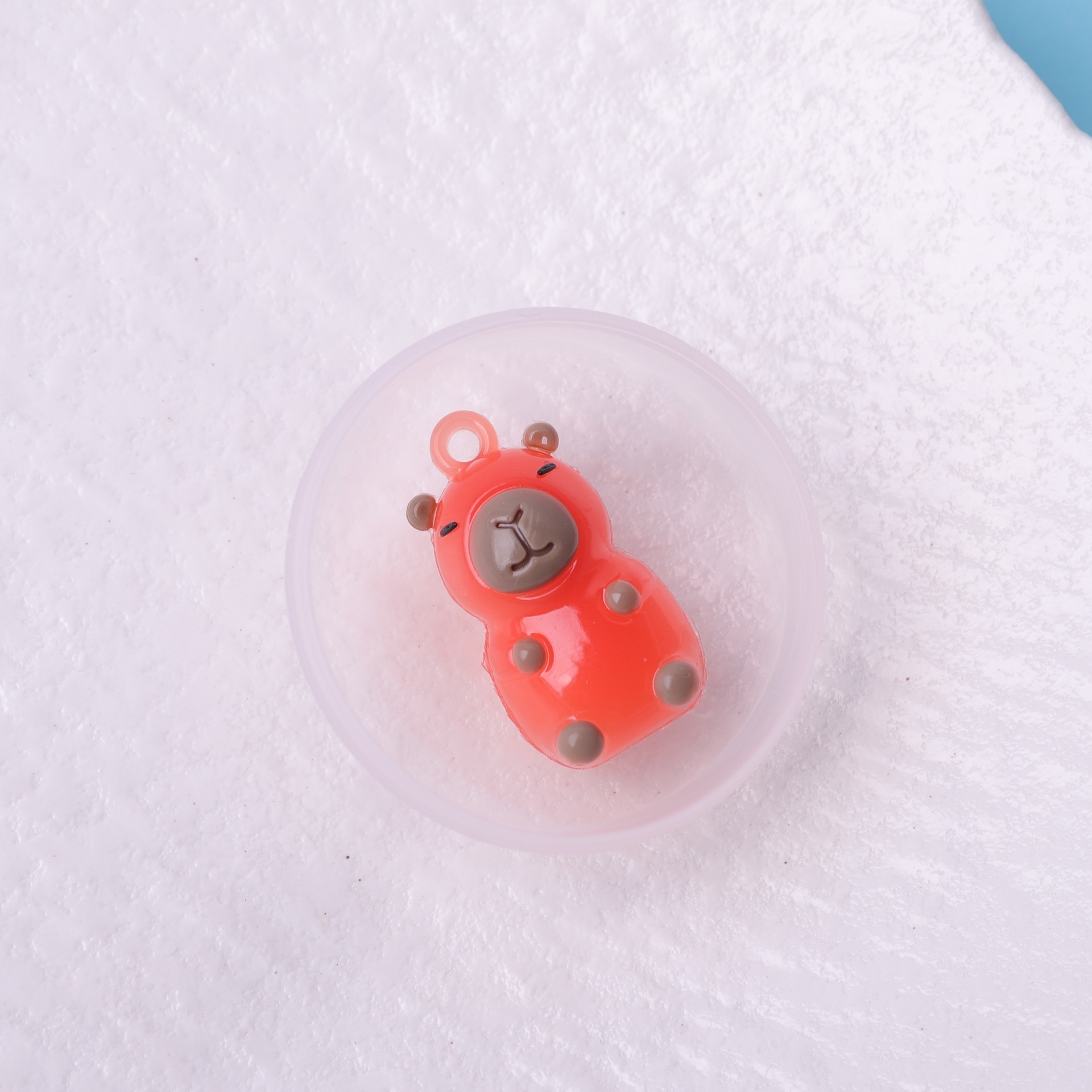 Gacha de 45mm creativo lindo pato asado que cambia de color Gacha transparente mezclado Gacha de juguete bola de juguete regalo
