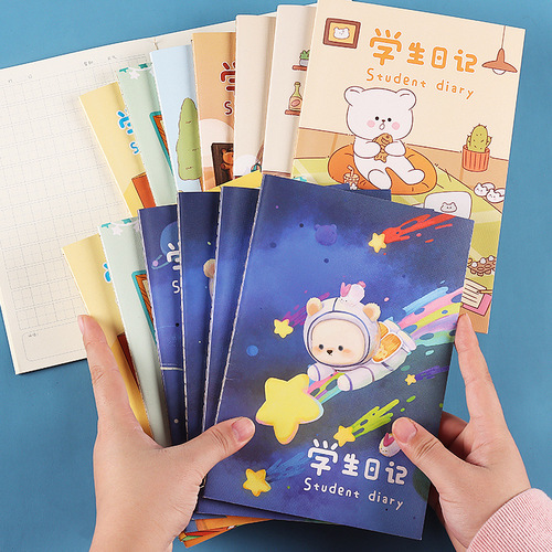 SENMU children's square grid homework book A5 line soft copy student diary classroom notebook wholesale