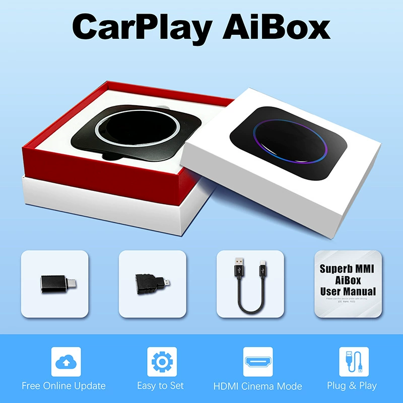 Беспроводной CarPlay Qualcomm 6115 Android 13 умный автомобильный GPS-бокс Android Auto