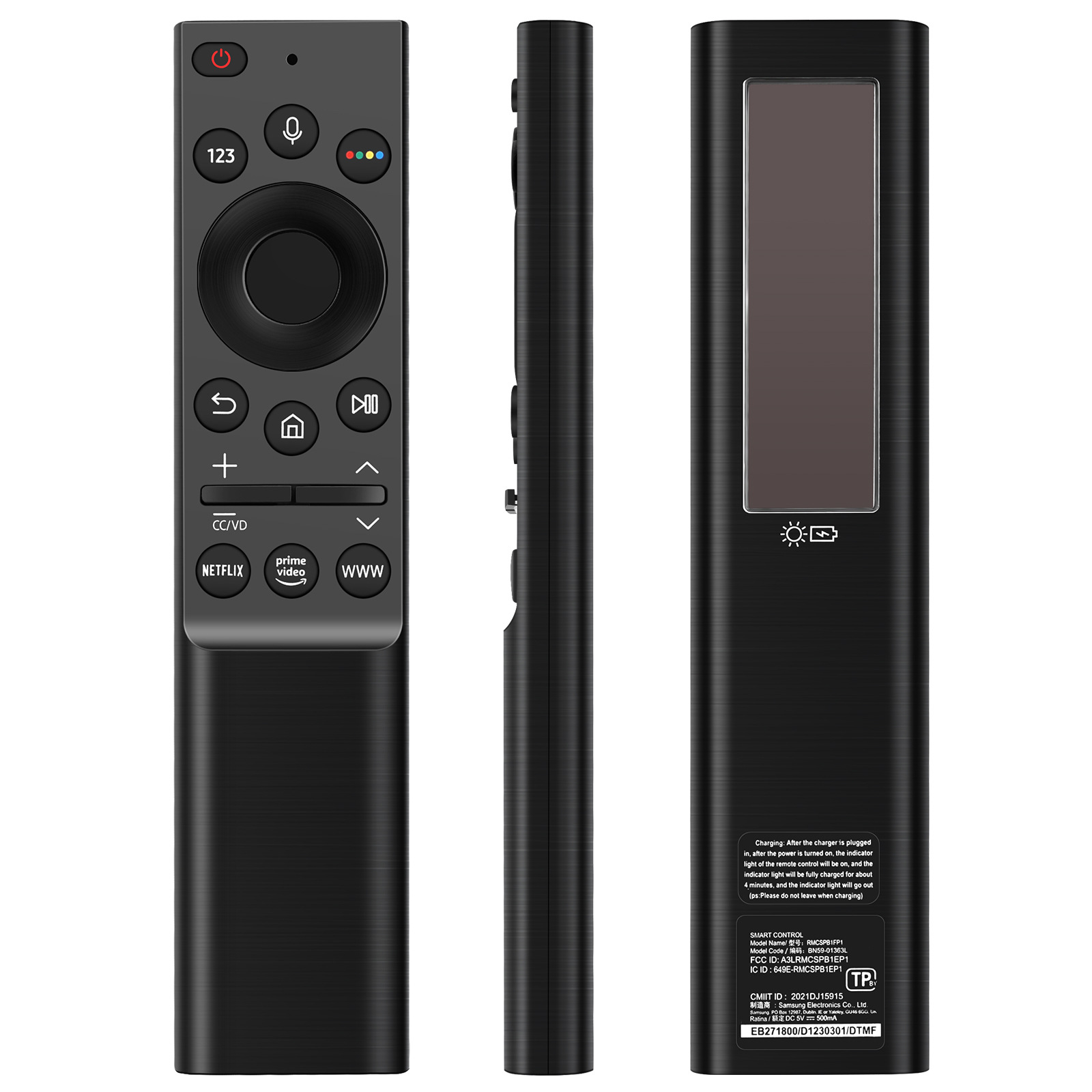 Nuevo código para Samsung TV Bluetooth control remoto de voz BN59 - 01385A 01357A modelo solar