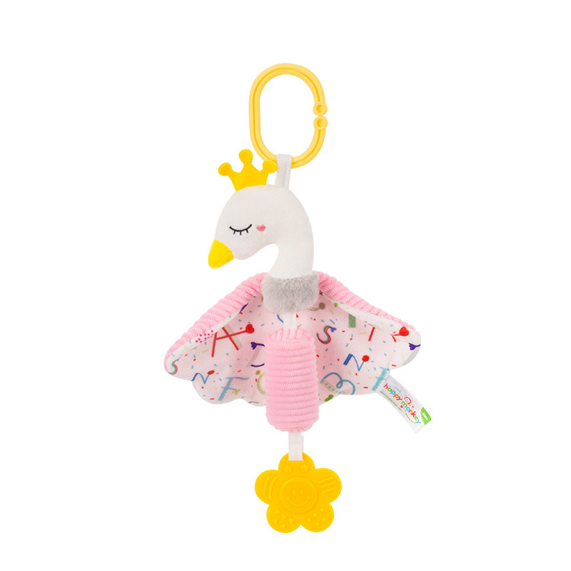 HappyMonkey0-3-year-old torno colgando educación temprana felpa cama de coche cielo calmante serie creativa juguetes para bebés
