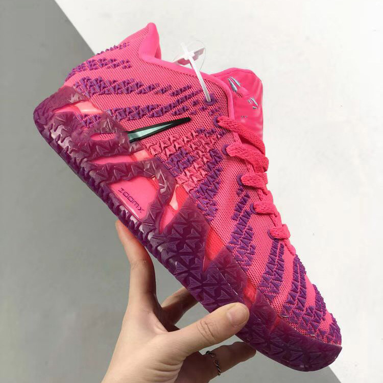 Putian Pure Original Ja3 Basketball Shoes Morant 3Rd Generation Pink Full Palm Zoomx Cushioning Foam Midsole Practical Sports Shoes