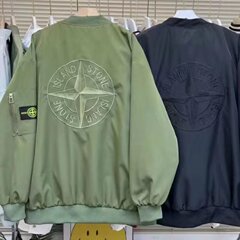 アメリカンレトロ重工刺繍野球服コート男女春秋ゆるい大きいサイズカップル服飛行服ジャケットブーム