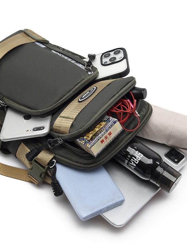 Large-Capacity Chest Bag Men's Bag Shoulder Bag Crossbody Bag Oxford Cloth Casual Men's Bag Backpack New Oxford Bag Simple