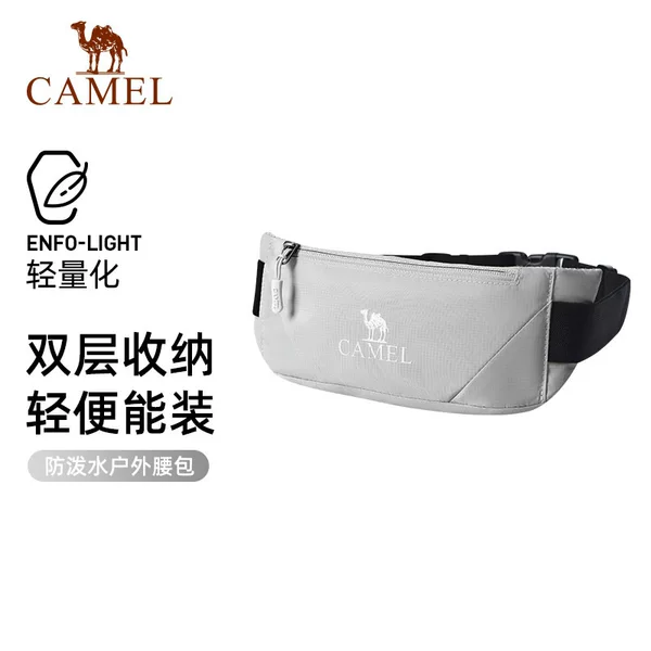 Camel Outdoor Sports Waist Bag for Men and Women Running Special Mobile Phone Bag Belt Morning Running Lightweight New Fitness Equipment