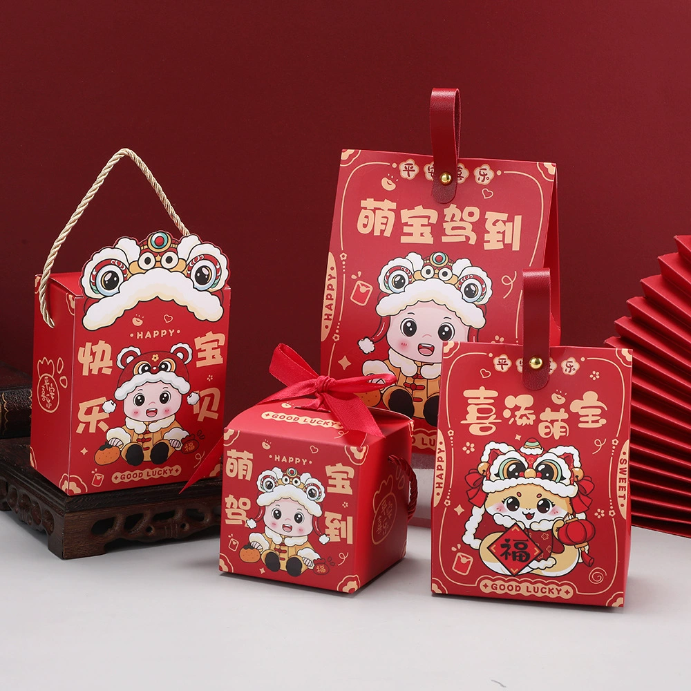 Новая коробка для упаковки конфет змея сокровища Tian Mengbao