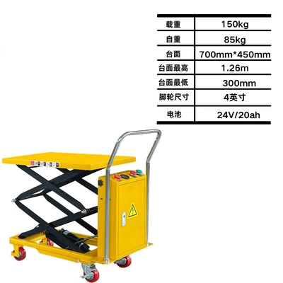 Electric Hydraulic Platform Truck Avtomobil fırlanan platformaları - dps150