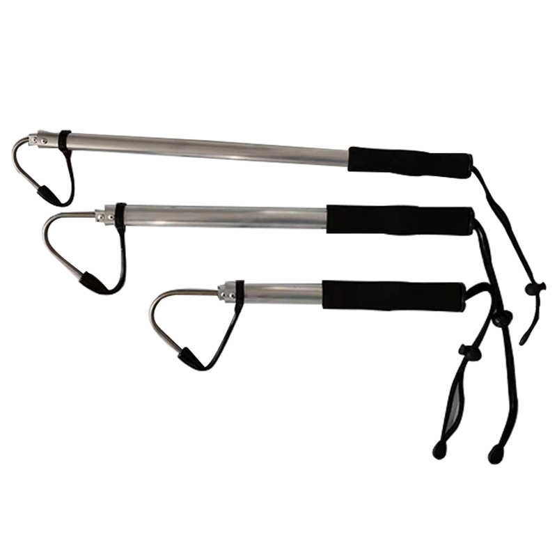 Gancho retráctil gancho de pesca dispositivo de pesca gancho de pesca suministros de pesca barco gancho de pesca artes de pesca gancho de aleación de aluminio