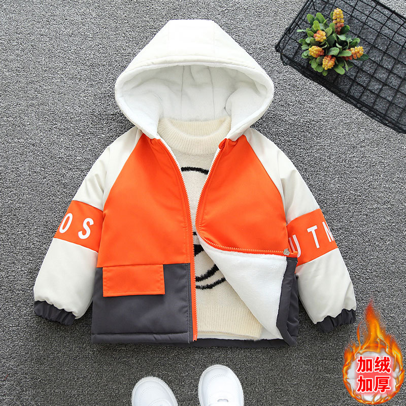 Chaqueta gruesa con forro polar para niños, estilo nuevo 2025, parka moderna y elegante para otoño e invierno para niños mayores, abrigo de algodón moderno para niñas