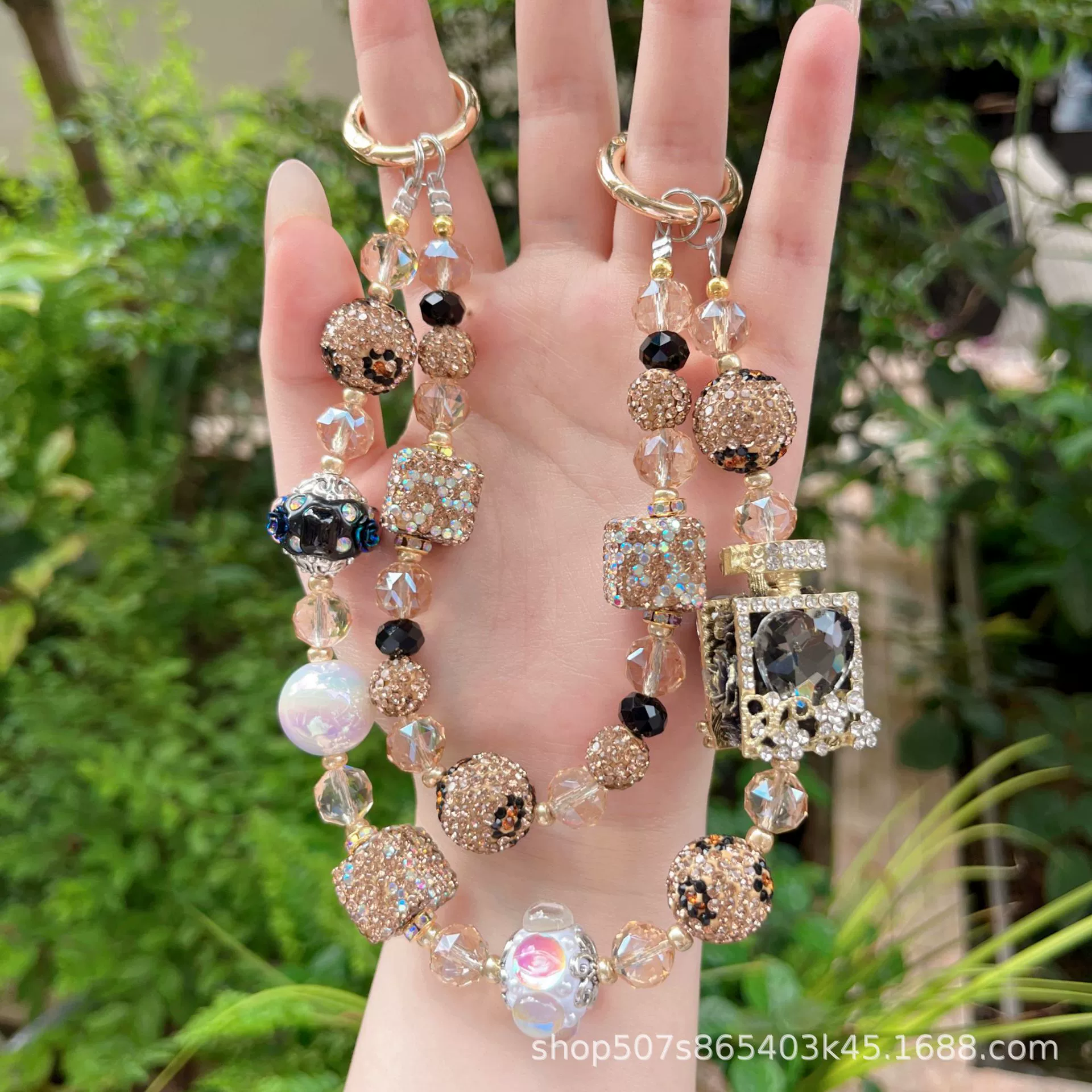 Perfume, mobile phone, handheld chain, strap, protective fashionable trend bracelet, high-quality style