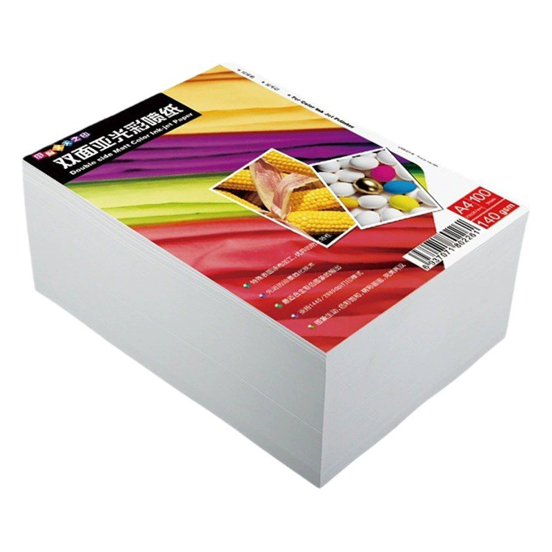 108 г128 г130 г мелованная бумага А3А4 Матовая Глянцевая струйная бумага 120 г140 г Двусторонняя струйная бумага