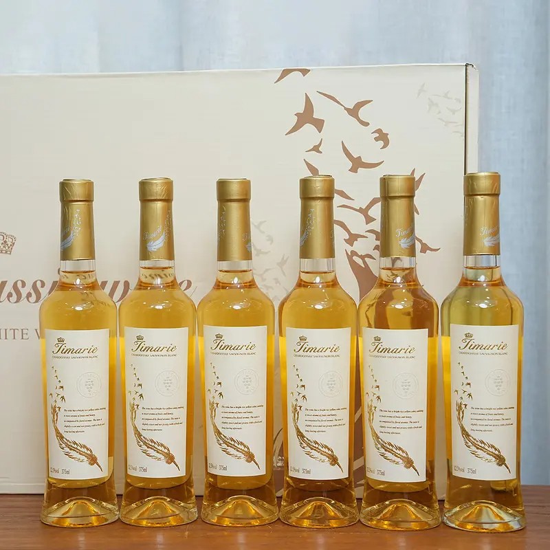 12.5智利原瓶进口葡萄酒蒂玛丽甄选冰白葡萄酒375ml中秋送礼团购