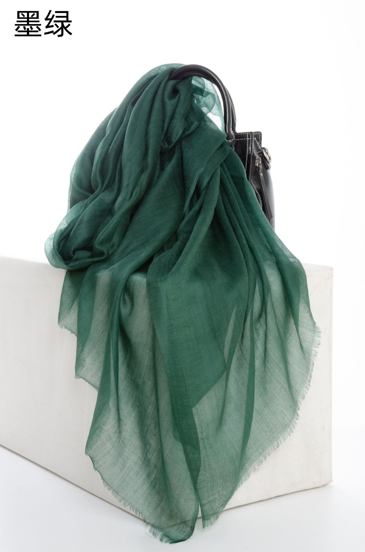 Fábrica de Mongolia Interior nuevo estilo liso 400 anillo ligero bufanda de terciopelo otoño e invierno cuatro estaciones damas cálido chal grande