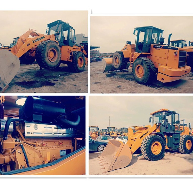 Exportación exclusiva de segunda mano cargador 966 Liugong 856 carretilla elevadora declaración de comercio exterior