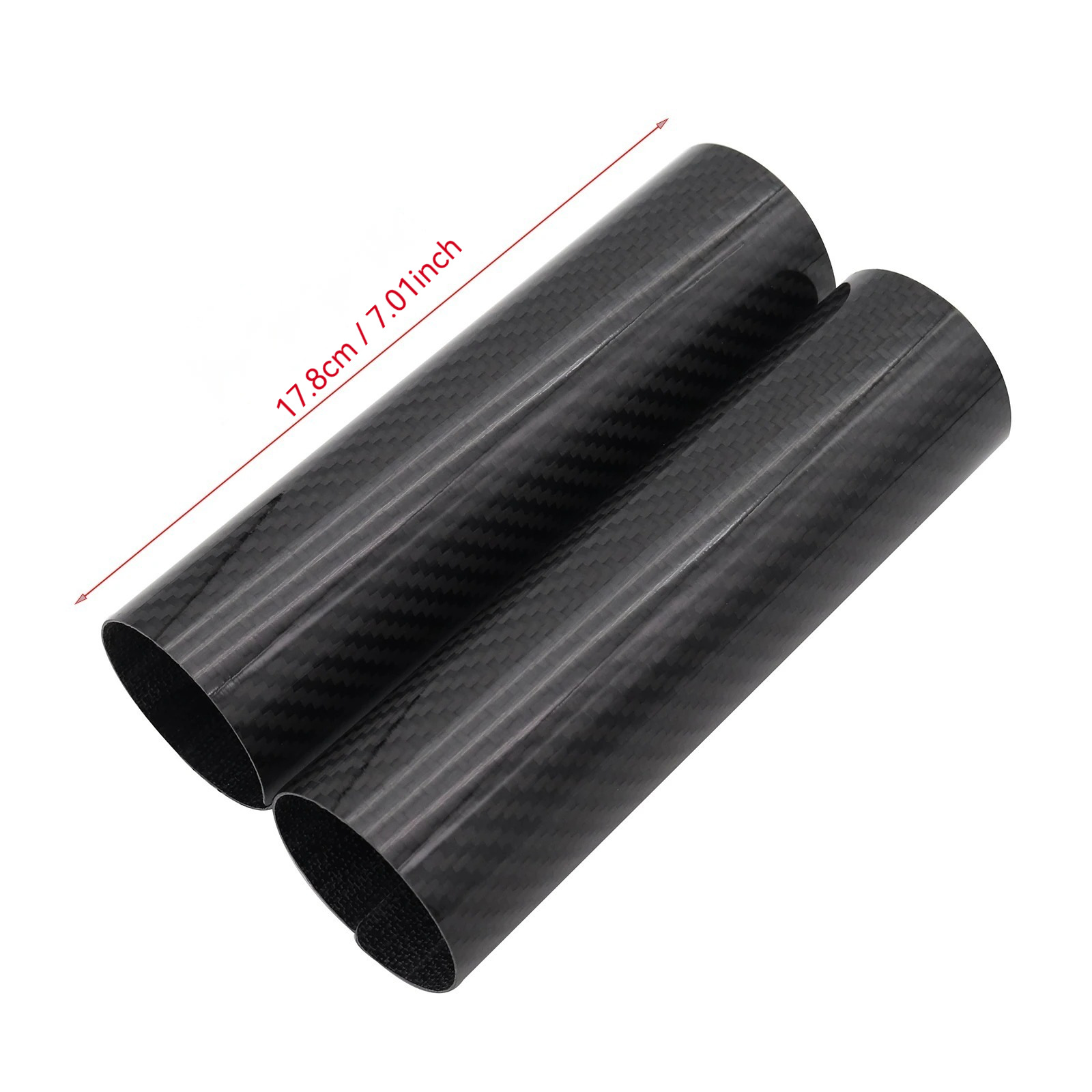 Carbon Fiber Motorcycle Front Fork Protective Cover, Off-Road Modification Anti-Scratch Cover, Universal Shock-Absorbing Protective Cover